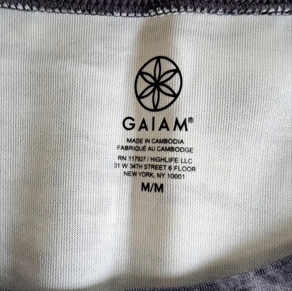 ❤️ NWT Gaiam Tie Dye Dress Tank Style Women's Various Sizes Soft Casual Grey - Picture 9 of 13